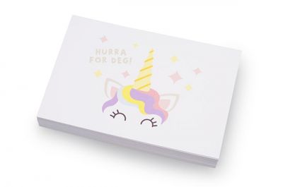 Kort - Hurra for deg (enhjørning)
