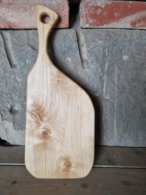 Håndlagd trefjøl (sirkel)