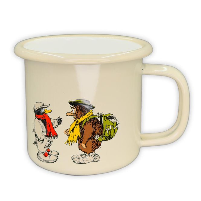 Hovedbilde Flåklypa Emaljekopp - Samtalen 2,5dl