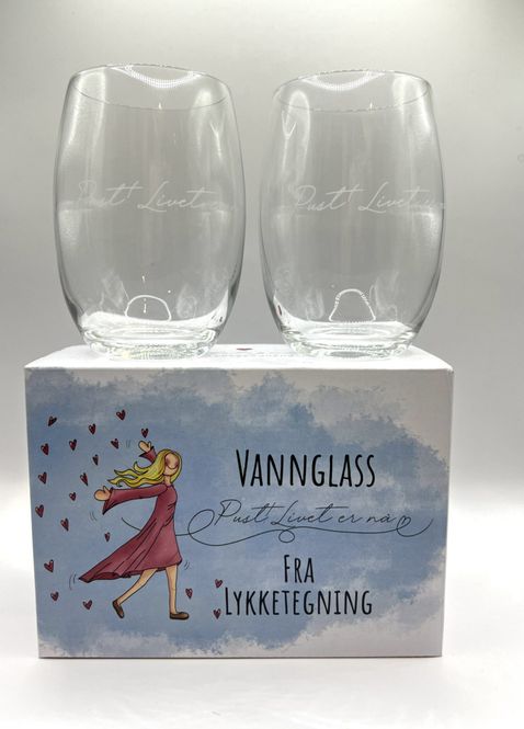 Hovedbilde Vannglass - Pust (2pk)