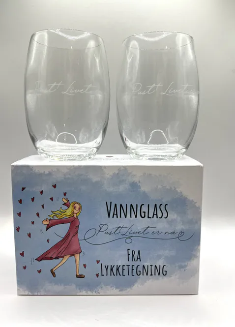 Hovedbilde Vannglass - Pust (2pk)