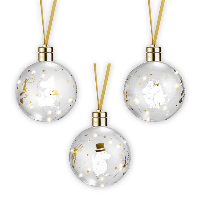 Hovedbilde Mummi julekule - Sparkling stars 3pk