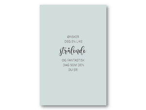 Hovedbilde Kort - Str&aring;lende og fantastisk